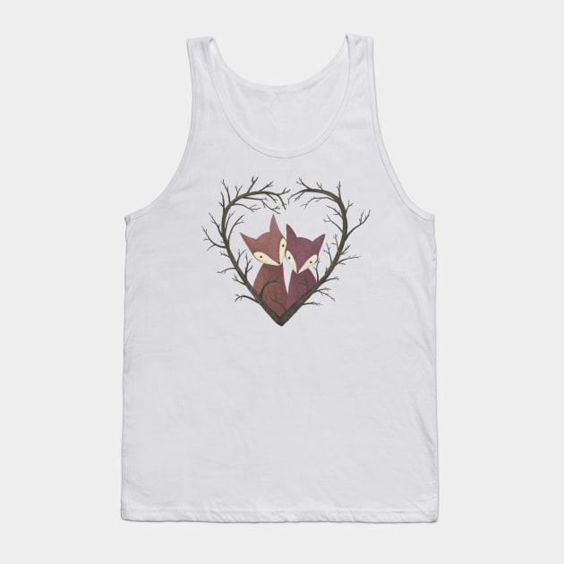 Fox love Tank Top by laura-nagel